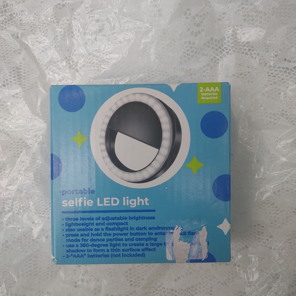 Holiday Time Portable Selfie LED Camera Ring Light